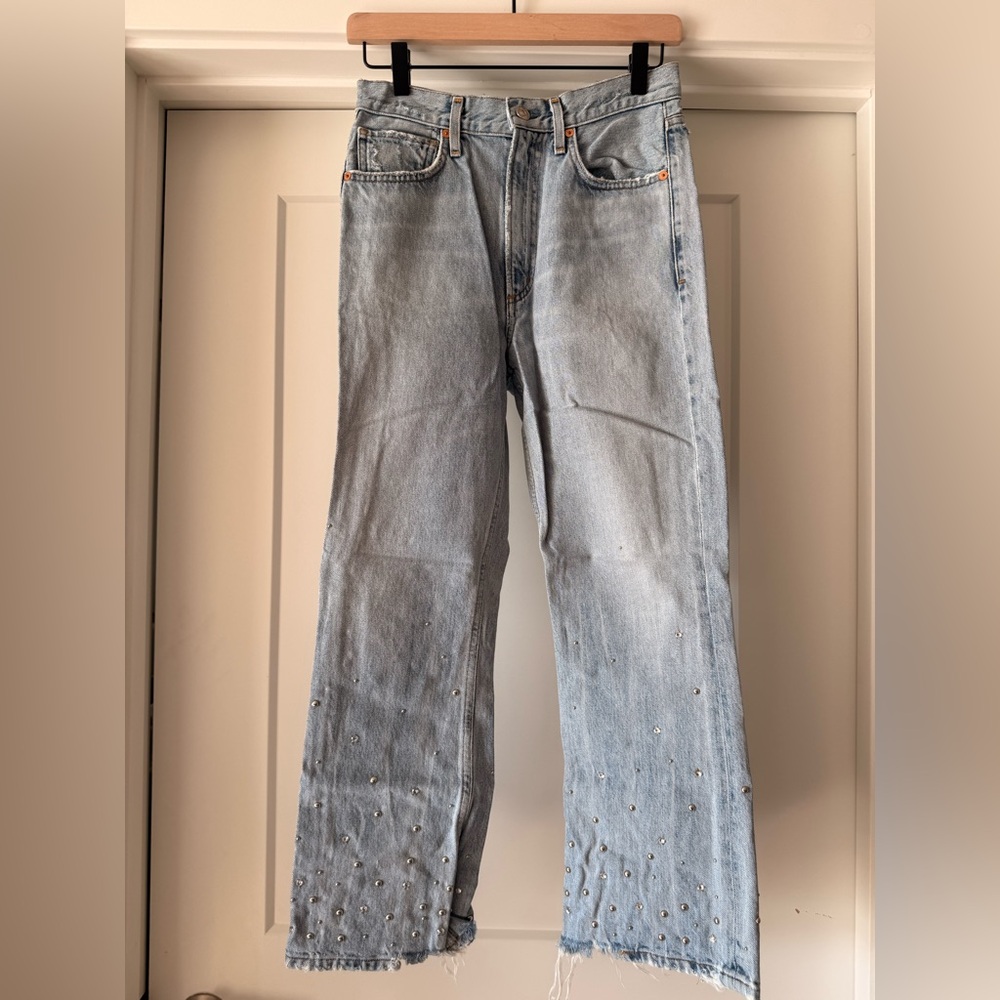 Citizens Of Humanity Light Blue Straight Leg Jeans